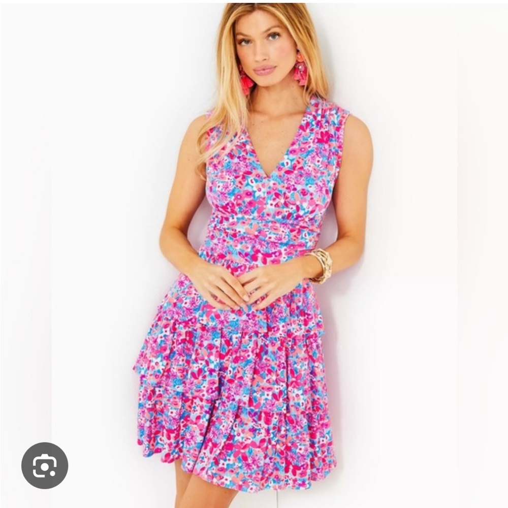 Lilly Pulitzer; NWT Aura Pink; Baby bloomer size small